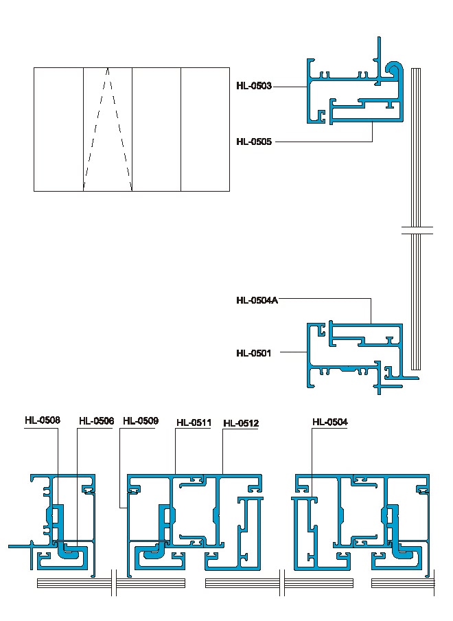 50 Structural Drawing of Hidden Frame Window