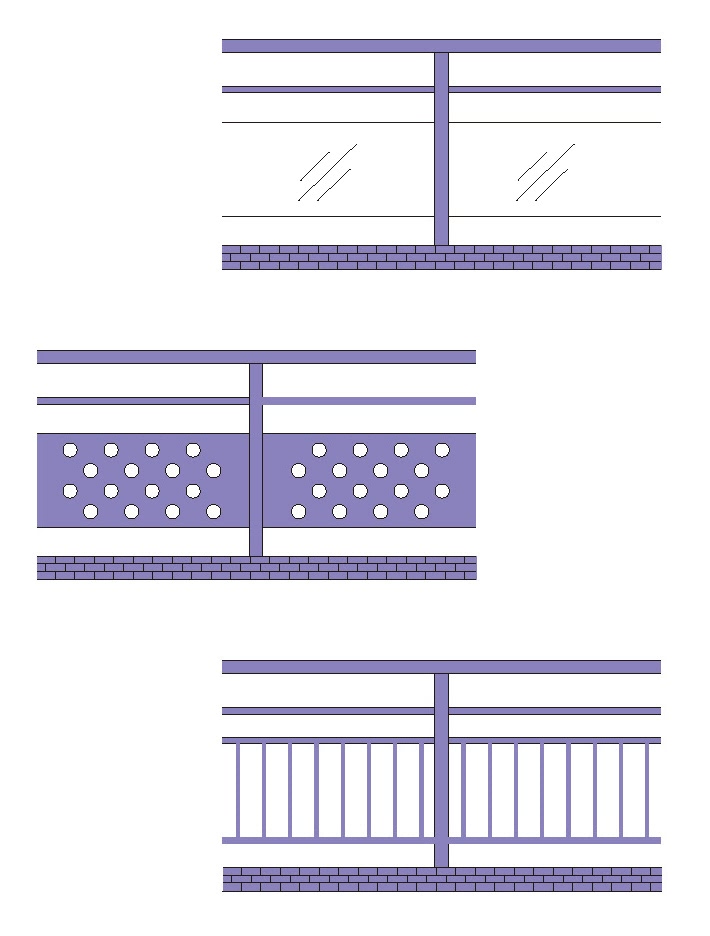 栏杆系列结构图